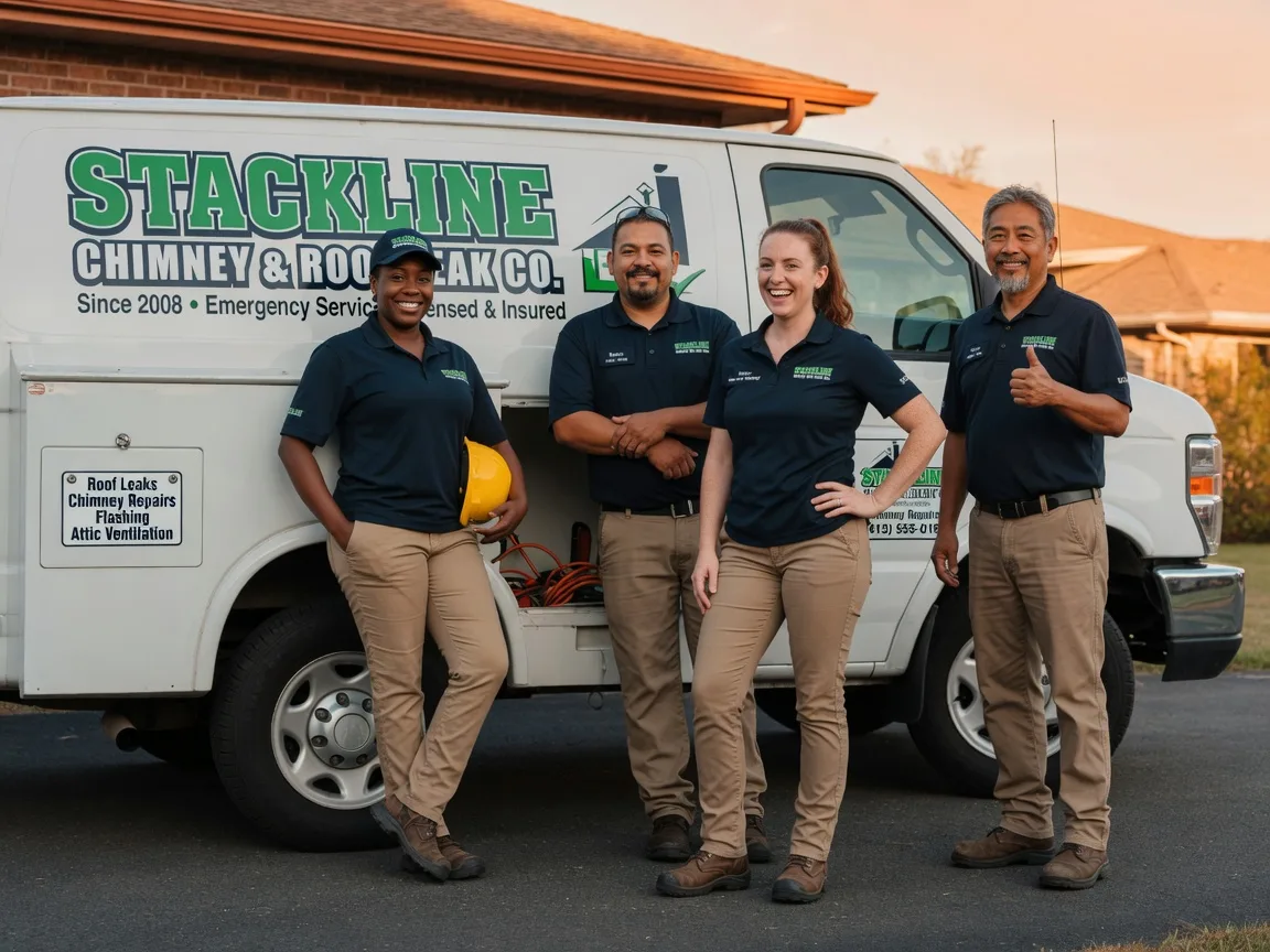 Chimney flashing repair company in Fred, TX